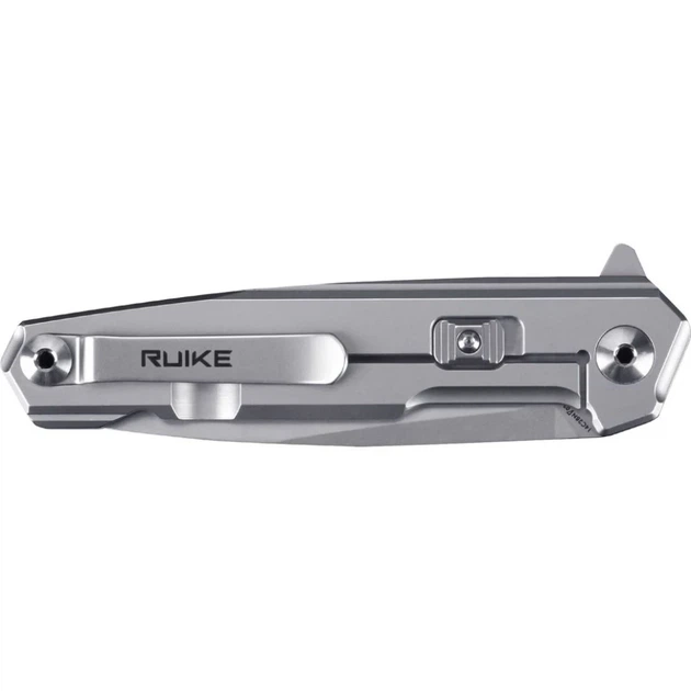 Нож складной туристический Ruike P875-SZ, (8.9 см) 14C28N / steel 420 серый - изображение 2