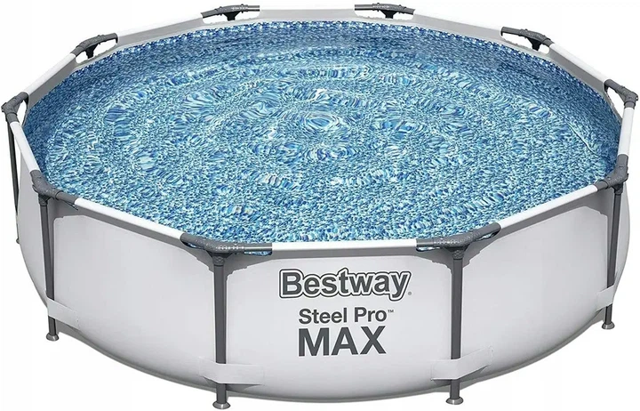 Каркасный бассейн Bestway Steel Pro MAX 56408 305×76 см 4678 л серый - изображение 4