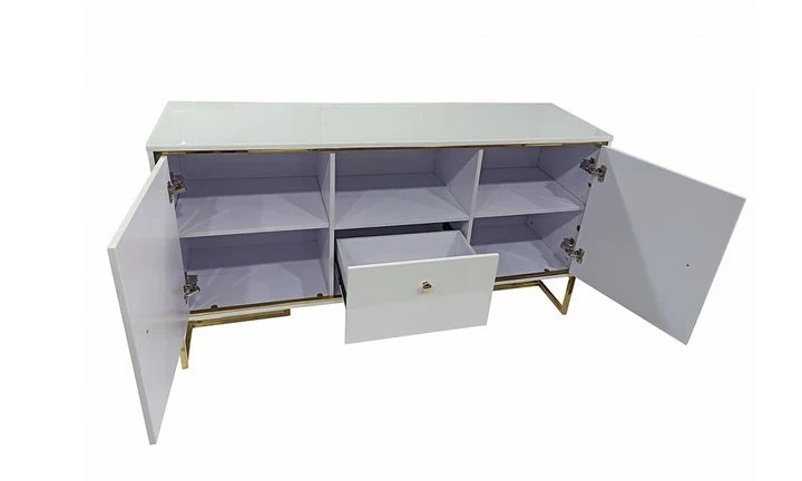 Буфет Невада МДФ 158x46x84 см Білий - зображення 5