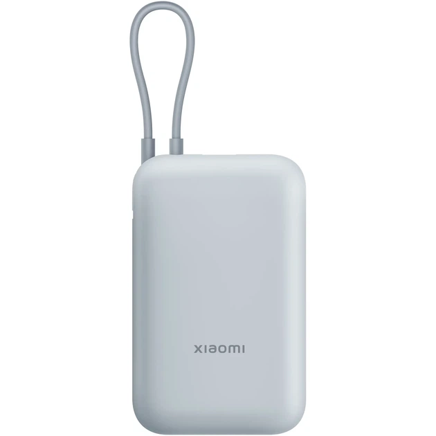 Павербанк УМБ Xiaomi 10000mAh 22.5W Integrated Cable Blue (BHR9073GL) - Фото 3 Павербанк УМБ Xiaomi 10000mAh 22.5W Integrated Cable Blue (BHR9073GL) - зображення 3