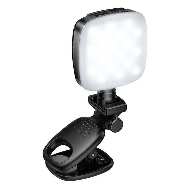 Накамерна лампа HOCO K28 Beauty mini fill light Blck - Фото 5 Накамерна лампа HOCO K28 Beauty mini fill light Blck - изображение 5