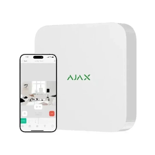 Сетевой видеорегистратор Ajax NVR HDC (8-ch) 8-канальный White - Фото 2 Сетевой видеорегистратор Ajax NVR HDC (8-ch) 8-канальный White - изображение 2