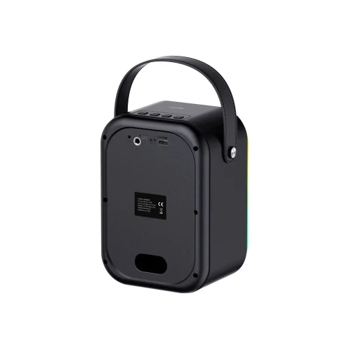 Колонка портативна Havit HV-SQ128BT, Black, 5 Вт, Bluetooth, AUX, micro-USB, USB, FM, TWS, TF, RGB, MIC IN, 1500 mA, час роботи до 5 год, дальність дії до 10 м - изображение 5