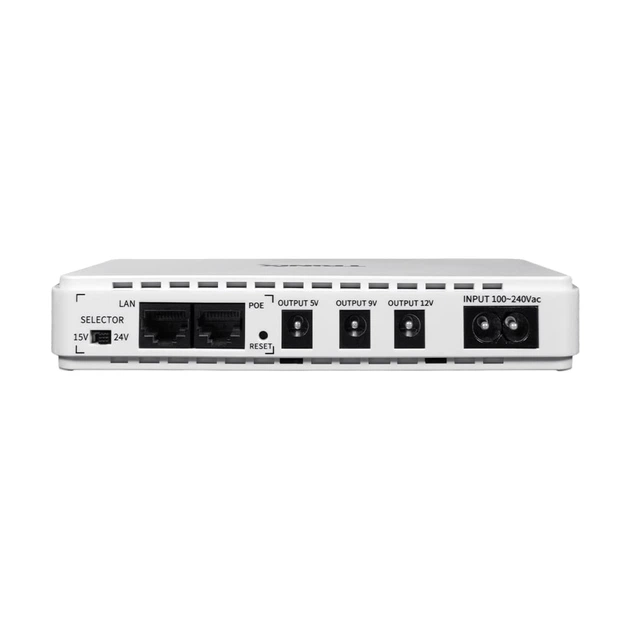 Источник бесперебойного питания DC UPS Trinix TRX-MUPS-2512 (10000mAh) 5V/9V/12V/15V/24V/PoE, Li-ion 4*2.5Ah, для роутера и медиаконвертера (42-00148) - изображение 3