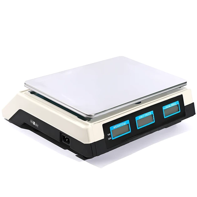 Электронные торговые весы Digital Lion ACS-A9 до 30 кг точность 5 г нержавеющая сталь белый - изображение 11