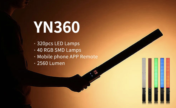 Светодиодный осветитель Yongnuo YN-360 RGB 3200K~5600K - изображение 6