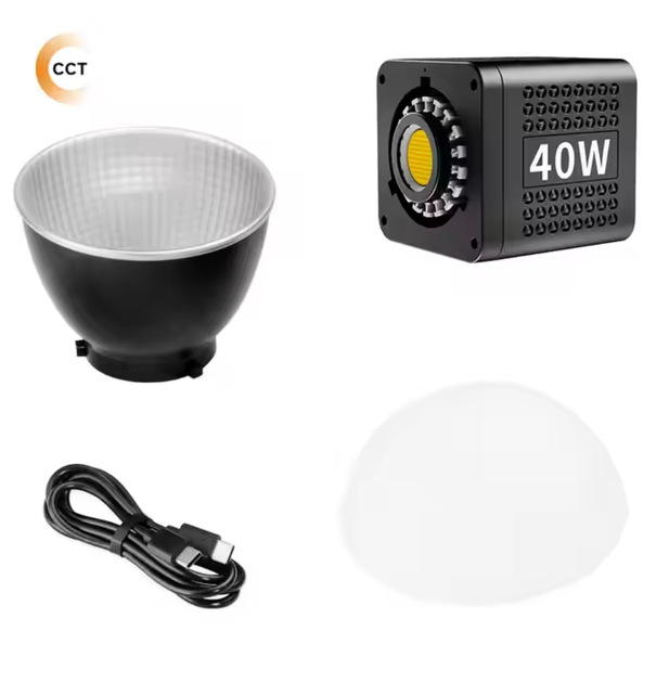 Постійне світло 40W, студійне світло з акумулятором та пультом P40C - зображення 4