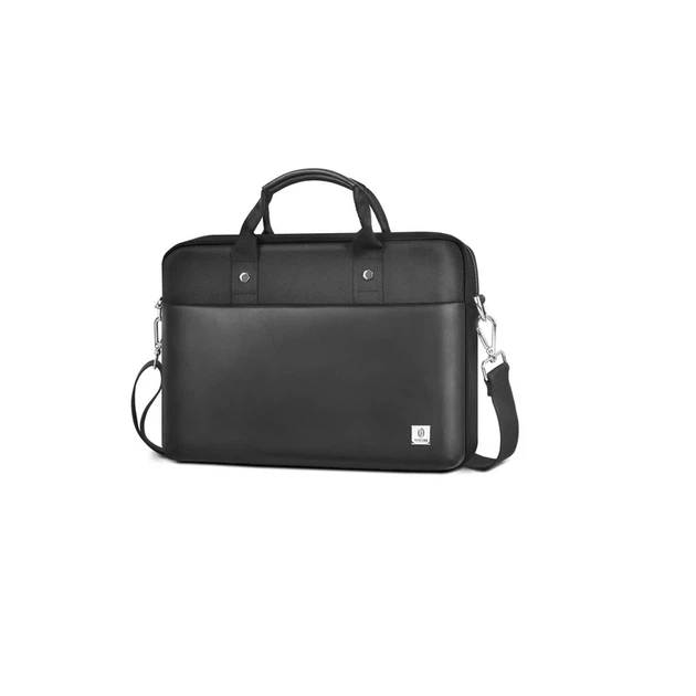 Сумка для ноутбука 14" WIWU Hali Laptop Bag влагозащищенный портфель для MacBook, черная - Фото 1 Сумка для ноутбука 14" WIWU Hali Laptop Bag влагозащищенный портфель для MacBook, черная - изображение 1