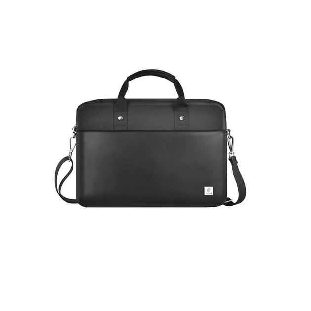 Сумка для ноутбука 14" WIWU Hali Laptop Bag влагозащищенный портфель для MacBook, черная - Фото 2 Сумка для ноутбука 14" WIWU Hali Laptop Bag влагозащищенный портфель для MacBook, черная - изображение 2
