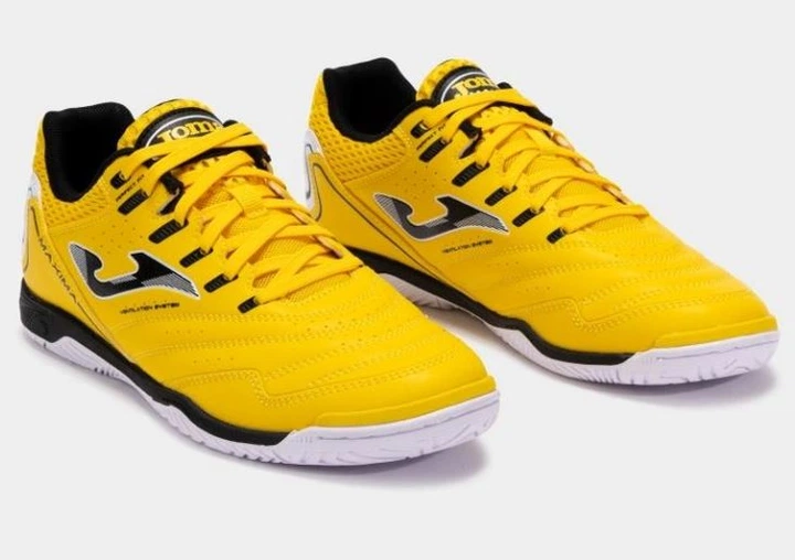 Футзалки JOMA MAXIMA для дорослих лимонний/чорний/білий size 45/30.0см - изображение 3