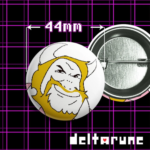 Значок Азгор из игры Deltarune / Дельтарун. №80. 44мм - Фото 1 Значок Азгор из игры Deltarune / Дельтарун. №80. 44мм - изображение 1