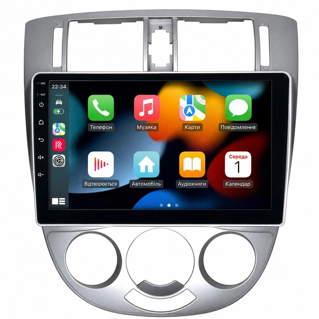 Штатна автомагнітола Chevrolet Lacetti 2004-2013 2/32Gb 4G CarPlay Android Auto сенсорна авто магнітола в машину з екраном QLED 2К 10.36 дюймів 8-ядерний процесор MediaTek - зображення 2