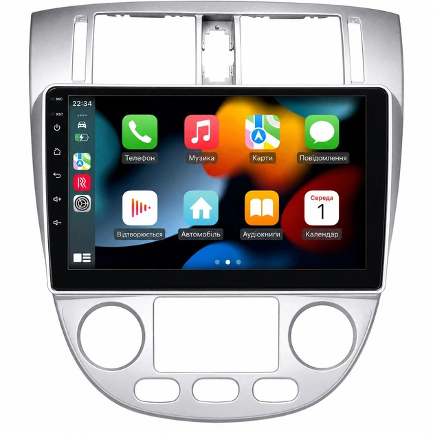 Штатна автомагнітола Chevrolet Lacetti 2004-2013 Climate 2/32Gb 4G CarPlay Android Auto сенсорна авто магнітола в машину з екраном QLED 2К 10.36 дюймів 8-ядерний процесор MediaTek - зображення 2