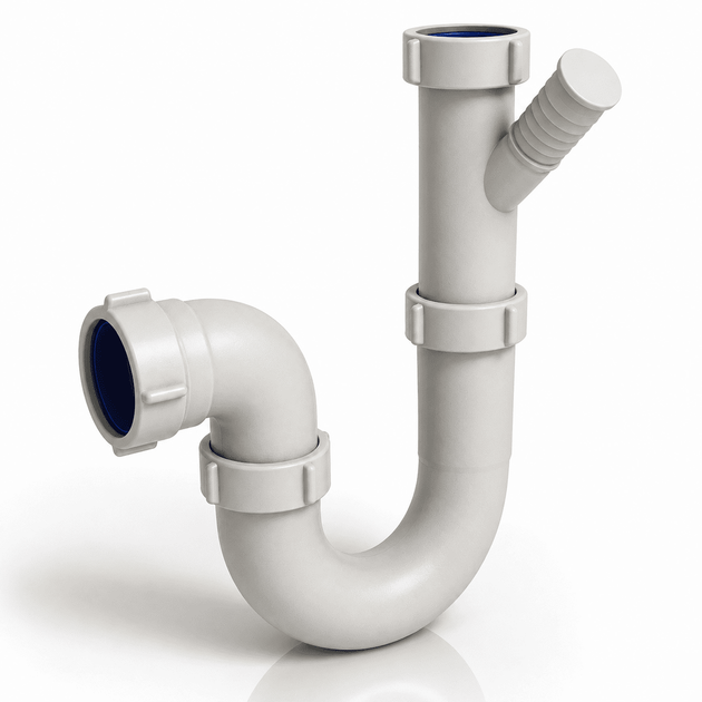 Полусифон Kronoplast 1 1/2"*40 без выпуска прямоточный с отводом для стиральной машины SU10020000 - Фото 3 Полусифон Kronoplast 1 1/2"*40 без выпуска прямоточный с отводом для стиральной машины SU10020000 - изображение 3