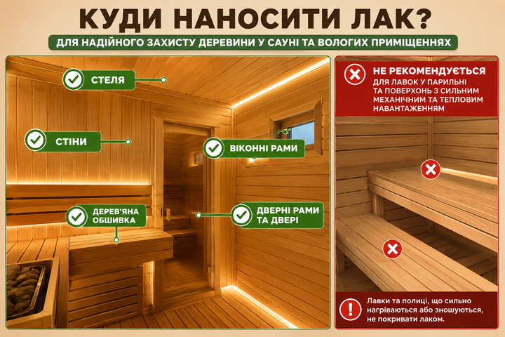 Лак для Сауны акриловый SkyLine Полуматовый 0.75 л - Фото 3 Лак для Сауны акриловый SkyLine Полуматовый 0.75 л - изображение 3