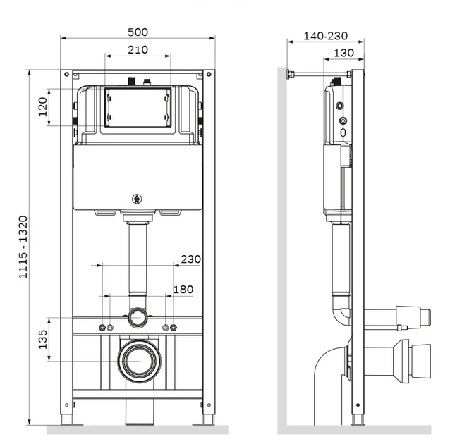 Инсталляция для подвесного унитаза AM.PM Pro II12704 - изображение 2