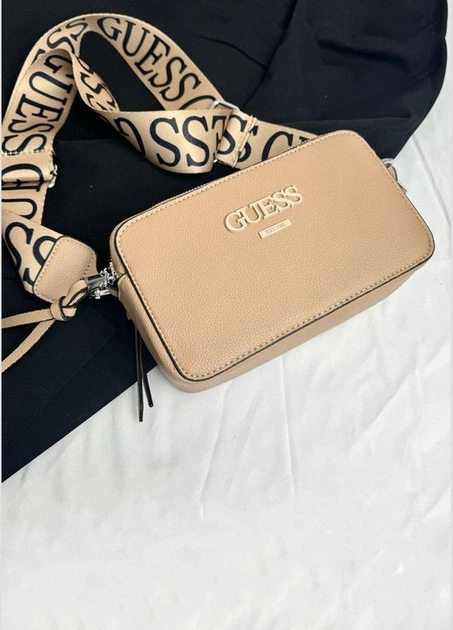 Женская сумка Guess 9991 бежевая - Фото 2 Женская сумка Guess 9991 бежевая - изображение 2