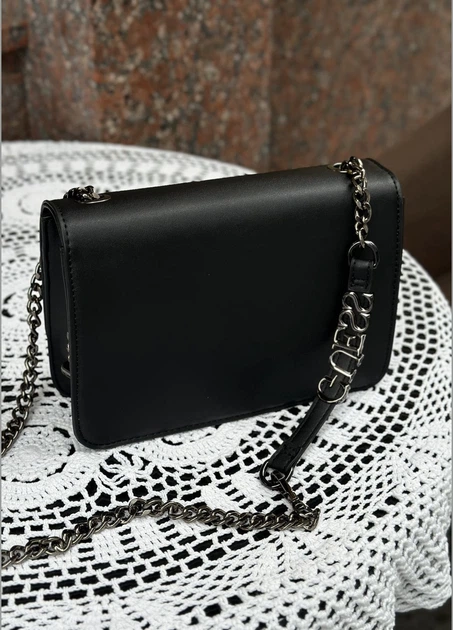 Женская сумка кросс-боди на цепочке Guess 00783 19GF-329 черная - Фото 4 Женская сумка кросс-боди на цепочке Guess 00783 19GF-329 черная - изображение 4