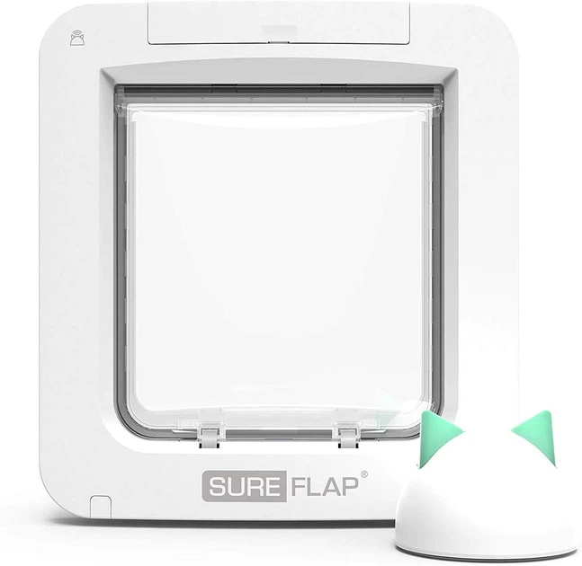 Умная дверца для животных SureFlap Microchip Pet Door Connect с Wi-Fi хабом — доступ по микрочипу, управление со смартфона, защита - изображение 4