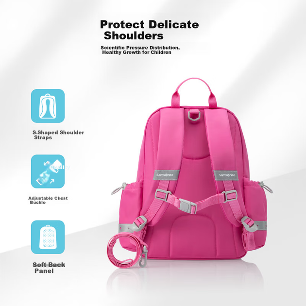 Рюкзак Samsonite TU7 дитячий для дівчаток 1-2 класу антибактеріальний легкий - зображення 2