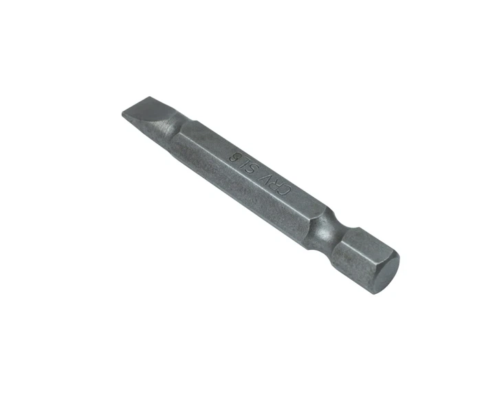 Набір біт (10шт/уп) односторонні, 50 мм, SL6, 1/4"", 6150CRV" - Фото 2 Набір біт (10шт/уп) односторонні, 50 мм, SL6, 1/4"", 6150CRV" - зображення 2