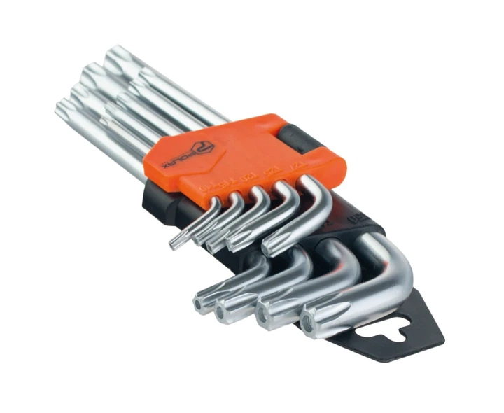 Набор Г-образных ключей TORX 9 шт. Т10-Т50, Cr-V - изображение 2