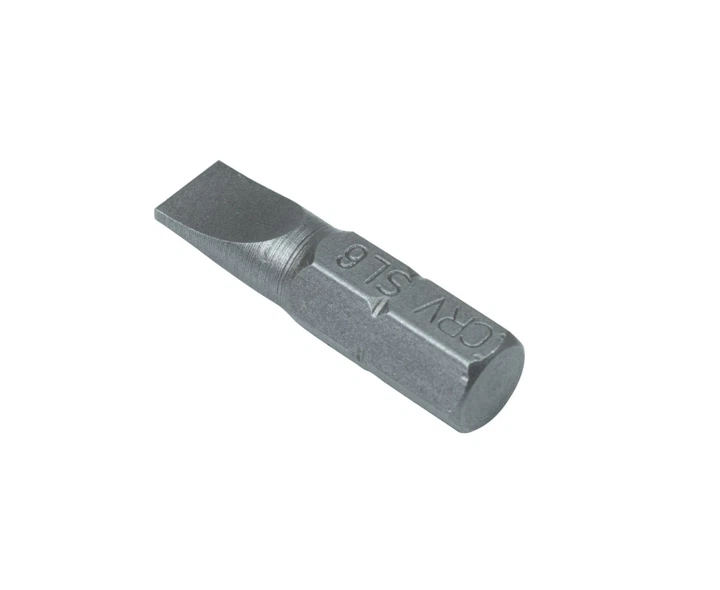 Набір біт (10шт/уп) односторонні, 25 мм, SL6, 1/4"", 6150CRV" - Фото 1 Набір біт (10шт/уп) односторонні, 25 мм, SL6, 1/4"", 6150CRV" - зображення 1