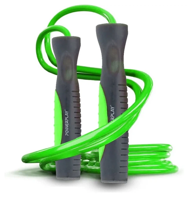Скакалка PowerPlay 4204 Classic Jump Rope Зелена (2,7m.) (PP_PP_4204_Green) - Фото 1 Скакалка PowerPlay 4204 Classic Jump Rope Зелена (2,7m.) (PP_PP_4204_Green) - изображение 1