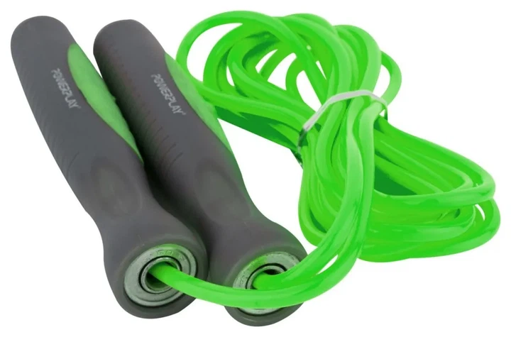 Скакалка PowerPlay 4204 Classic Jump Rope Зелена (2,7m.) (PP_PP_4204_Green) - Фото 2 Скакалка PowerPlay 4204 Classic Jump Rope Зелена (2,7m.) (PP_PP_4204_Green) - изображение 2
