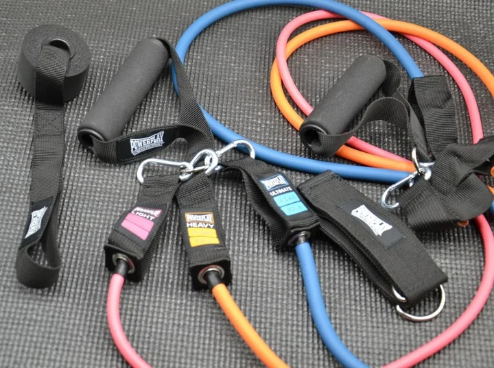 Набір трубчастих еспандерів PowerPlay PP-4101 Expander Tube Set 3шт. (До 18,2 кг.) (PP_PP-4101_3set) - Фото 7 Набір трубчастих еспандерів PowerPlay PP-4101 Expander Tube Set 3шт. (До 18,2 кг.) (PP_PP-4101_3set) - зображення 7
