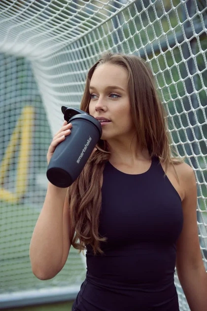 Шейкер спортивний SmartShake металевий Reforce Stainless Steel 30oz/900ml Black (PP_11150103) - изображение 6