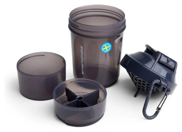 Шейкер спортивний SmartShake Original2GO 600ml Dark Gray (PP_10561401) - изображение 2