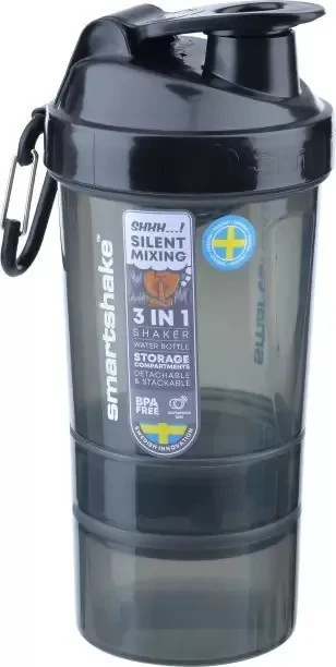 Шейкер спортивний SmartShake Original2GO 600ml Dark Gray (PP_10561401) - изображение 3