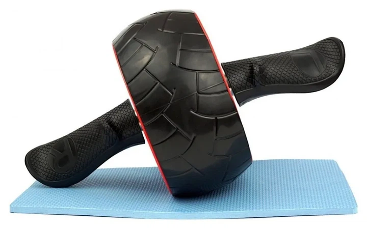Колесо для преса PowerPlay 4326 зі зворотним механізмом AB Wheel Pro Чорно-червоне (PP_PP_4326_Black/Red) - изображение 3