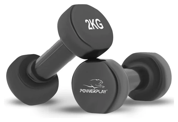 Набір гантелей у кейсі 9 кг. PowerPlay 4121 Fitness Dumbells (2шт.*1кг. 2шт.*1,5кг. 2шт.*2кг.) (PP_PP_4121_9kg) - Фото 7 Набір гантелей у кейсі 9 кг. PowerPlay 4121 Fitness Dumbells (2шт.*1кг. 2шт.*1,5кг. 2шт.*2кг.) (PP_PP_4121_9kg) - изображение 7