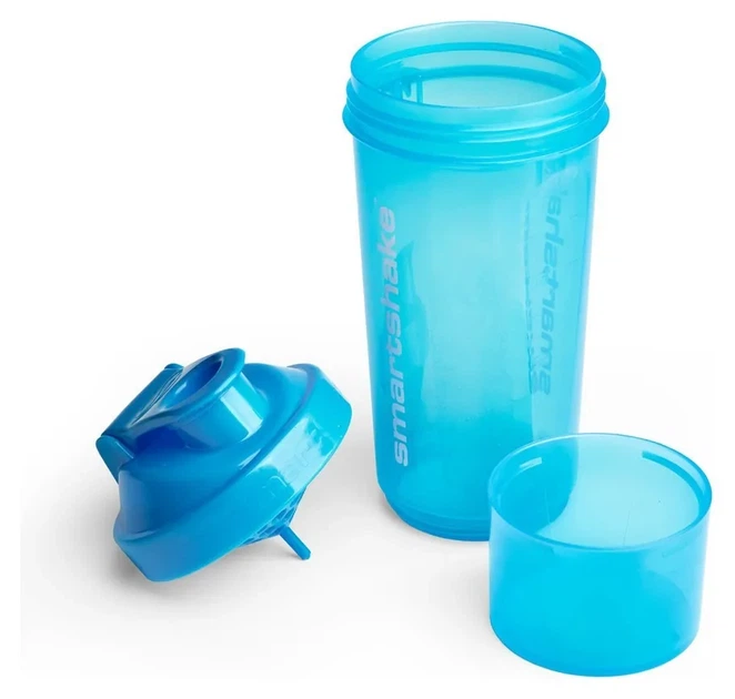 Шейкер спортивний SmartShake Slim 500ml Neon Blue (PP_10253101) - изображение 2