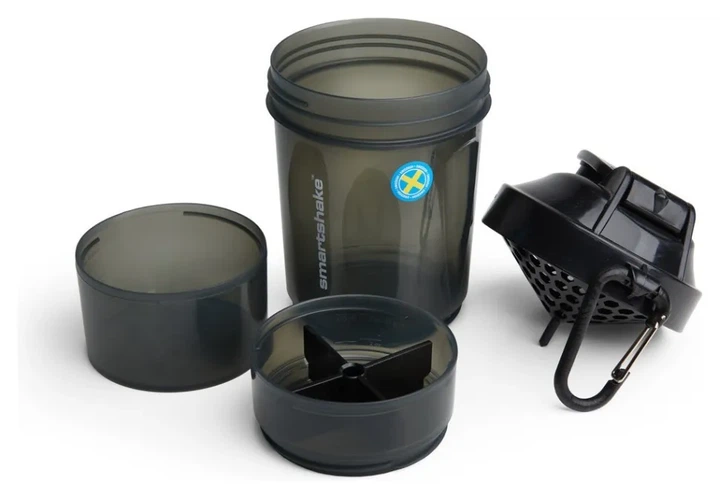 Шейкер спортивний SmartShake Original2GO 600ml Black (PP_10560802) - изображение 4