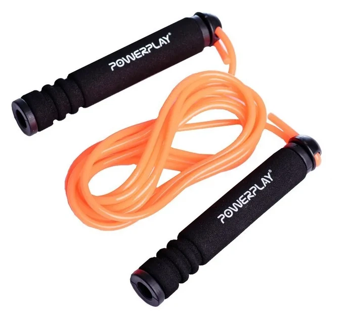 Скакалка PowerPlay 4205 Classic Plus Jump Rope Помаранчева (2,7m.) (PP_PP_4205_Orange) - изображение 3