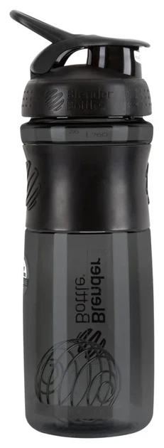 Шейкер спортивний (пляшка) BlenderBottle SportMixer Flip 28oz/820ml Black (PP_SM 28oz Black) - изображение 3