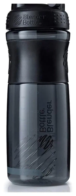 Шейкер спортивний (пляшка) BlenderBottle SportMixer Flip 28oz/820ml Black (PP_SM 28oz Black) - изображение 5