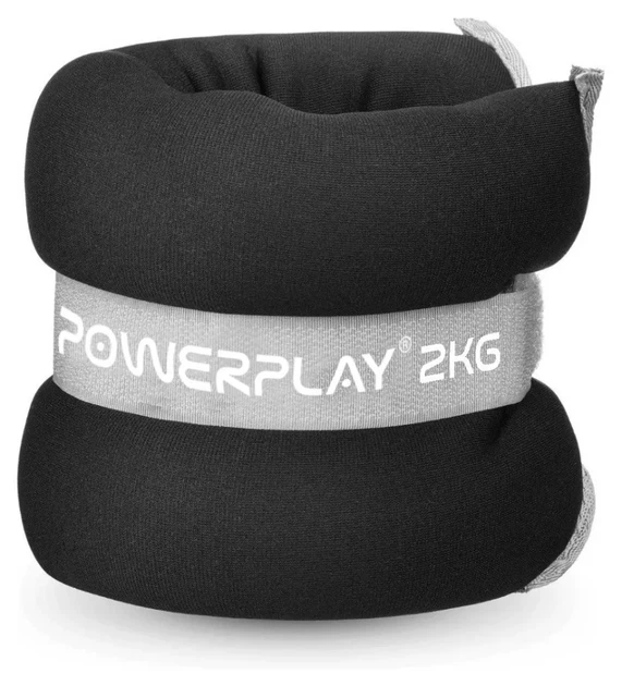 Манжети для ніг та рук PowerPlay PP-4349 Ankle/Wrist Weights (2шт.*2 kg) (пара) Чорні (PP_PP_4349_Black_2) - изображение 5