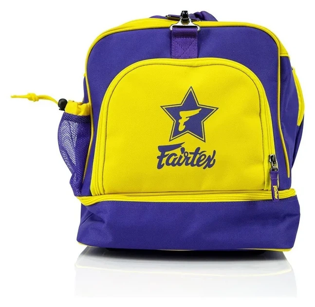 Спортивна сумка Fairtex BAG2 Purple/Yellow (PP_BAG2_Purple/Yellow) - зображення 4