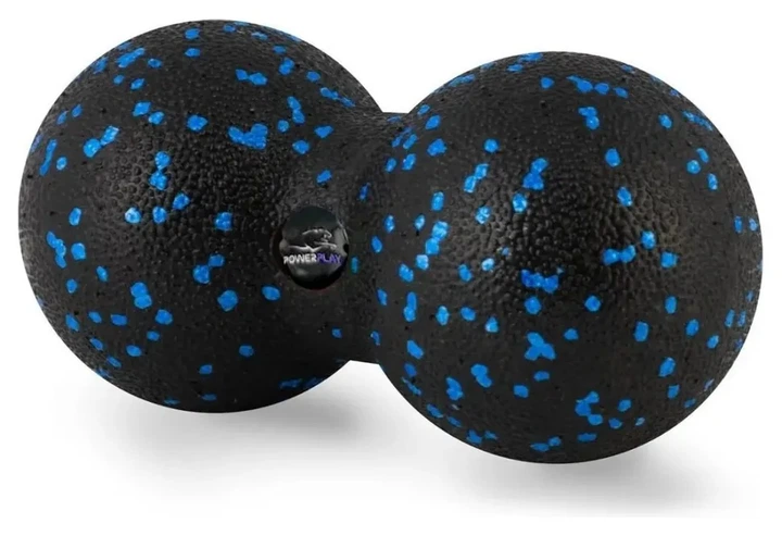 Массажний м'яч подвійний PowerPlay PP-4353 Epp foam peanut ball (d12*24cm.) Чорно/Синій (PP_PP_4353_Blue) - Фото 3 Массажний м'яч подвійний PowerPlay PP-4353 Epp foam peanut ball (d12*24cm.) Чорно/Синій (PP_PP_4353_Blue) - изображение 3