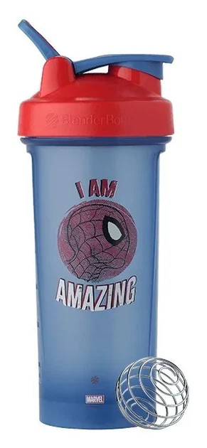 Шейкер спортивний BlenderBottle Classic Loop PRO 28oz/820ml Marvel Spider Man (600558) (PP_Loop_PRO_28oz_Spider Man) - Фото 1 Шейкер спортивний BlenderBottle Classic Loop PRO 28oz/820ml Marvel Spider Man (600558) (PP_Loop_PRO_28oz_Spider Man) - изображение 1