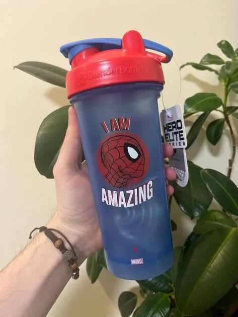 Шейкер спортивний BlenderBottle Classic Loop PRO 28oz/820ml Marvel Spider Man (600558) (PP_Loop_PRO_28oz_Spider Man) - Фото 3 Шейкер спортивний BlenderBottle Classic Loop PRO 28oz/820ml Marvel Spider Man (600558) (PP_Loop_PRO_28oz_Spider Man) - изображение 3