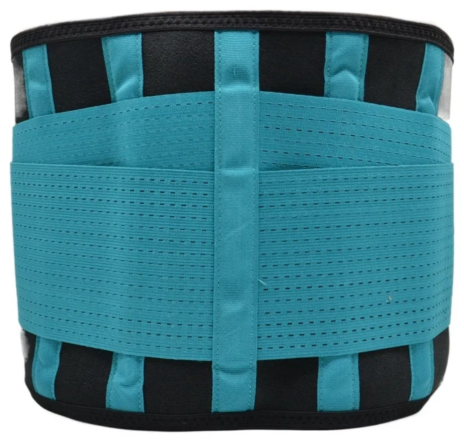 Пояс компрессійний MadMax MFA-277 Slimming belt Black/turquoise M (Black/turquoise M) - изображение 5