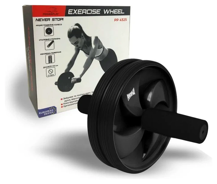 Колесо для преса PowerPlay 4325 AB SCULPT (d17.5см.) Black (PP_PP_4325) - Фото 7 Колесо для преса PowerPlay 4325 AB SCULPT (d17.5см.) Black (PP_PP_4325) - изображение 7