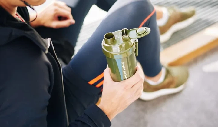 Шейкер спортивний SmartShake Original2GO One 800ml Army Green (PP_10581002) - изображение 4