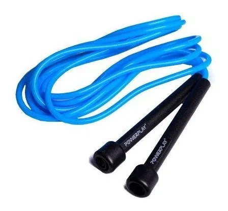 Скакалка PowerPlay 4201 Basic Jump Rope Синя (2,8m.) (PP_PP_4201_Blue) - изображение 2
