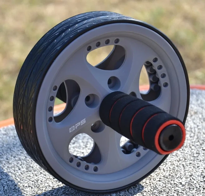 Колесо для преса Power System PS-4042 Dual-Core Ab Wheel Grey/Black (PP_PS-4042_Grey-Black) - изображение 4